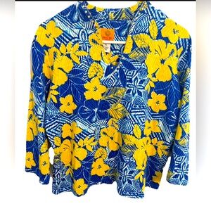 Women’s Ruby Rd. Petite Floral Print Shirt PL